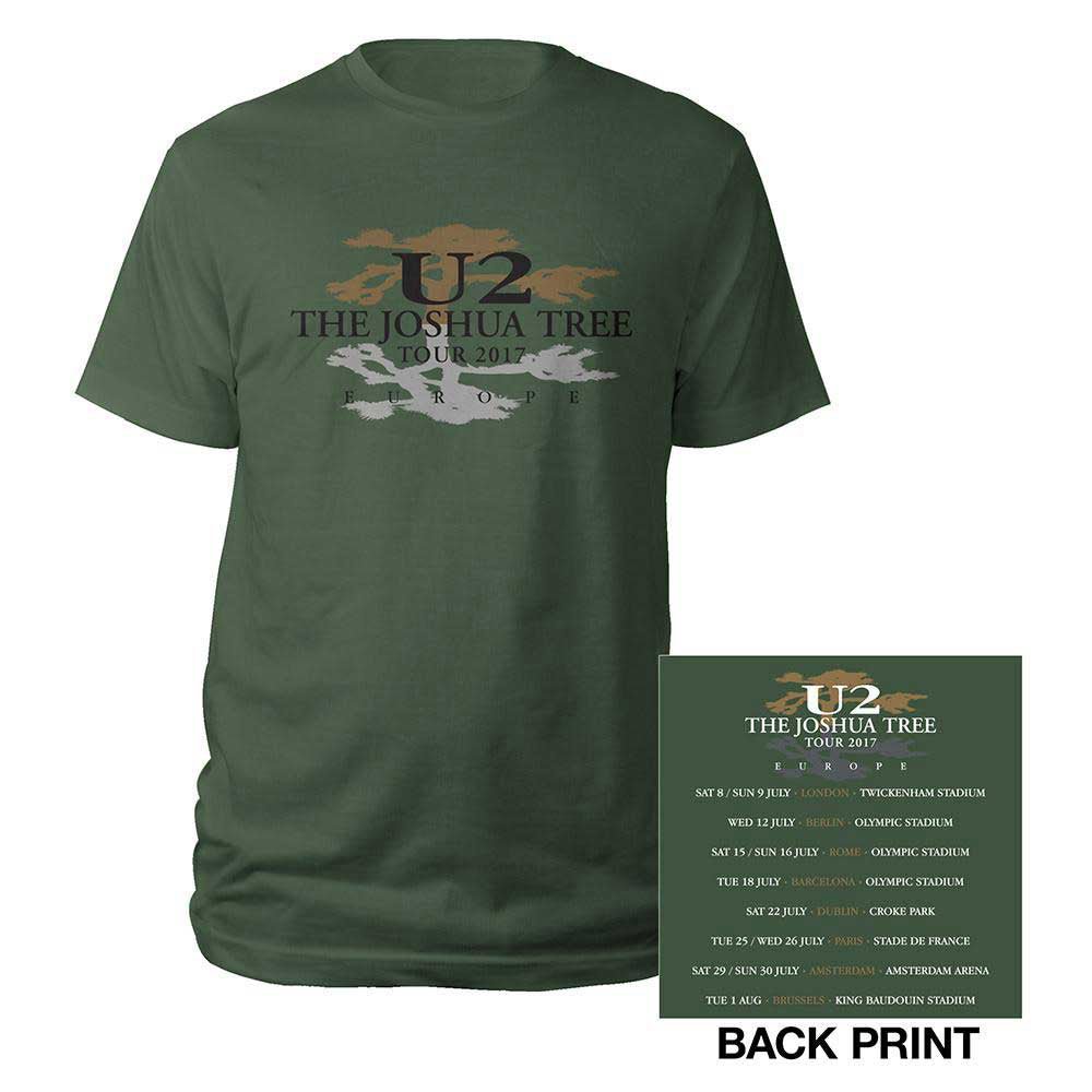 U2 ユーツー - 限定 Joshua Tree Logo 2017 / バックプリントあり / Tシャツ / メンズ - PGS